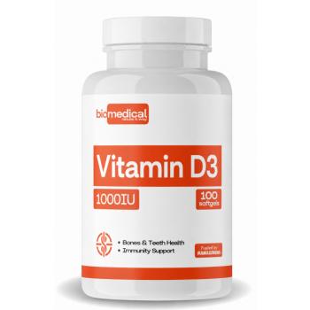 D3-vitamin 1000 NE lágyzselatin kapszula 365 softgels kép
