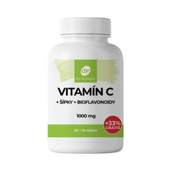 Dr. Fleming C-vitamin 1000 mg + csipkebogyó + bioflavonoidok – 40 tabletta kép