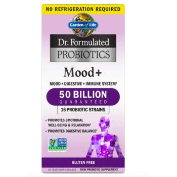 Dr. Formulált Probiotics Mood+, probiotikumok, 50 milliárd, 60 növényi kapszula kép
