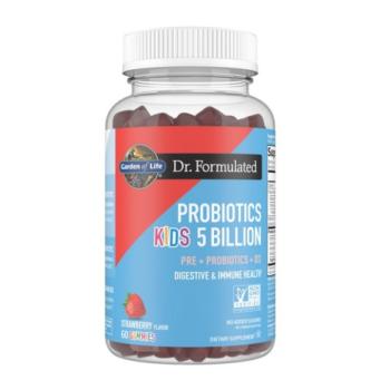 Dr. Formulált probiotikumok gyerekeknek 5 milliárd eper 60 gumicukor kép