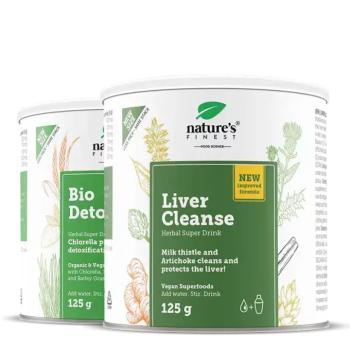 Egészséges Máj Csomag | májtisztítás és zöld detox | máriatövis, kurkuma és zöld superfood az emésztésért, zsírokért és vitalitásért kép