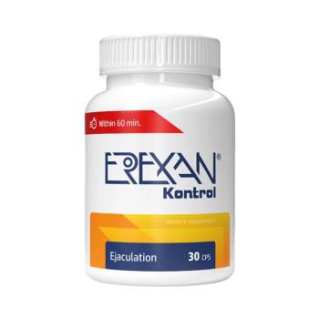 EREXAN Kontrol férfiaknak a késleltetett magömlés támogatására - 30 kapszula kép