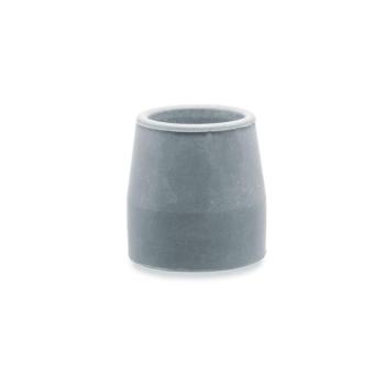 Fémbetétes járókeret botvég gumi 26mm, szürke 4db kép