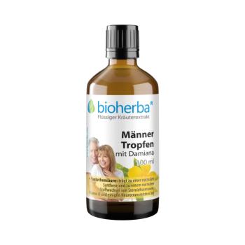 Férfiaknak szánt cseppek damianával – tinktúra – 100 ml – Bioherba kép