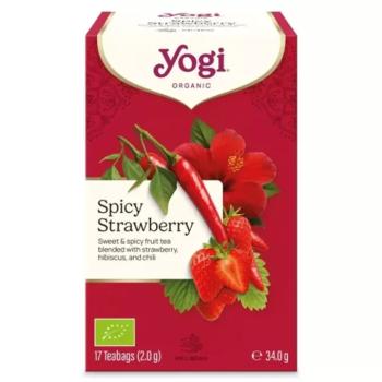 Fűszeres epres bio tea - Yogi Tea kép