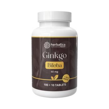 Ginkgo biloba 60 mg – 110 tabletta – Herbatica kép
