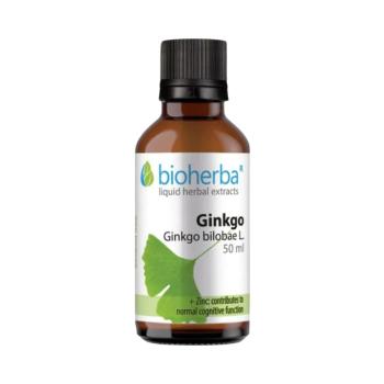 Ginkgo biloba cseppek – tinktúra – 50 ml – Bioherba kép