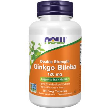 Ginkgo Biloba, Double Strength 120 mg -100 Veg Capsules kép