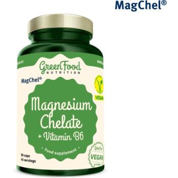 GreenFood Nutrition Magnesium Chelát + Vitamin B6 90 kapszula kép