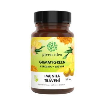 Gummygreen - Kurkuma + gyömbér 60 db - Green idea