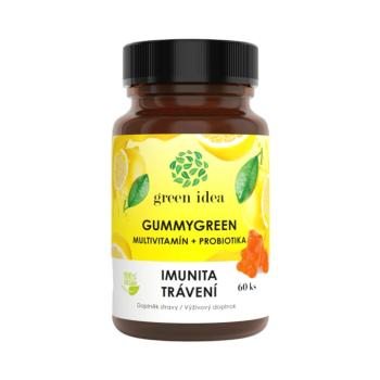 Gummygreen – Multivitamin + probiotikumok, 60 db – Green idea kép