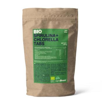 GymBeam BIO Spirulina + Chlorella TABS kép
