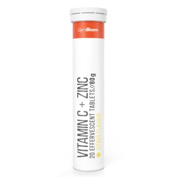 GymBeam C-vitamin + Cink pezsgőtabletta