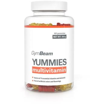 GymBeam Multivitamin Yummies 60 kapszula, orange lemon cherry kép