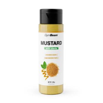 GymBeam Mustard with stevia sweetener kép