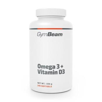 GymBeam Omega 3 + Vitamin D3 kép