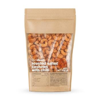 GymBeam Roasted salted cashews with chilli kép