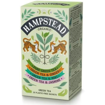 Hampstead Tea BIO zöld tea válogatás, 20 db kép