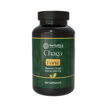 Herbatica Szibériai chaga FORTE – 60 vegán kapszula (600 mg/kapszula) kép