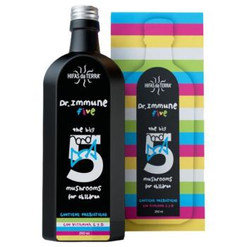Hifas da Terra Dr. Immune Five for Children, szirup adaptogén gombából, 250 ml kép