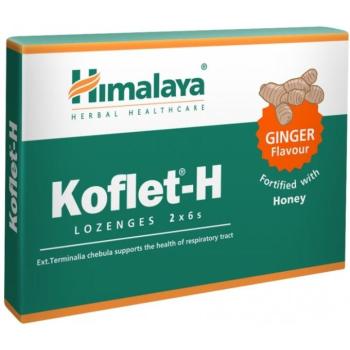 Himalaya Koflet-H Ginger, gyömbér ízű pasztilla, 12 db kép