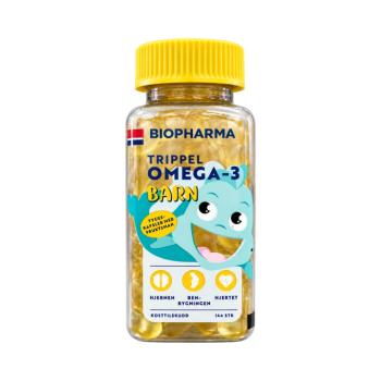 HLH BioPharma Omega 3 detské žuvacie kapsule 144 kapsúl kép