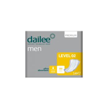 Inkontinencia betét férfiaknak, Dailee Men Level 02 Prémium 15db, 612ml kép