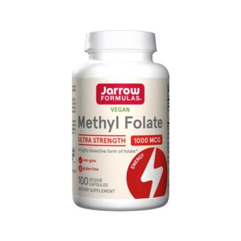 Jarrow metil-folát (folsav aktív formája), 1000 mcg, 100 gyógynövényes kapszula kép