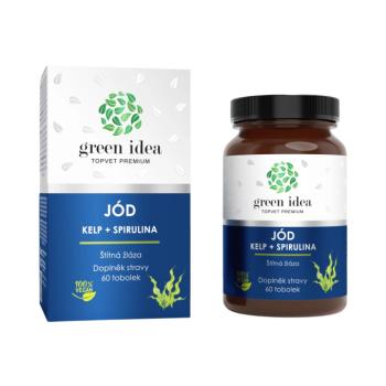 Jód – kelp + spirulina – kapszula 60 db – Green idea kép