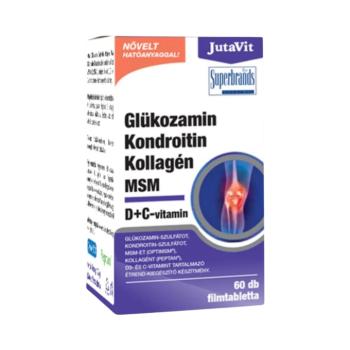 JutaVit Glükózamin, kondroitin, kollagén és MSM étrend-kiegészítő – 60 tabletta kép