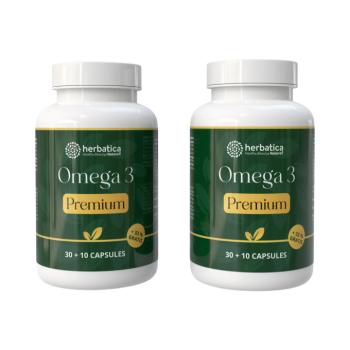 Kedvezményes szett: 2x Omega 3 Premium - 40 kapszula - Herbatica kép