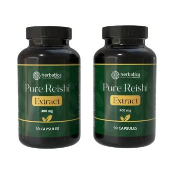 Kedvezményes szett: 2x Reishi Extract 30% poliszachariddal – 90 kapszula – Herbatica kép