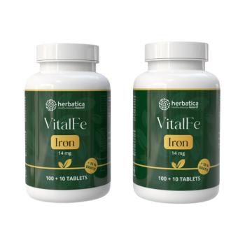 Kedvezményes szett: 2x Vas 14 mg – 110 tabletta – Herbatica kép