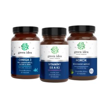Kedvezményes Vitalitás csomag: Magnézium + Omega 3 + D3- és K2-vitamin – Green idea