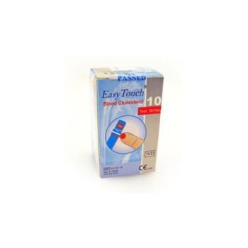 Koleszterin tesztcsík Wellmed EasyTouch GC, GCU és GCHB készülékhez, 10db. kép