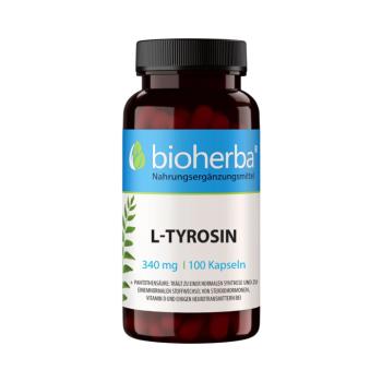 L-tirozin 340 mg – 100 kapszula – Bioherba kép