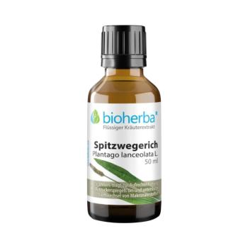 Lándzsás útifű tinktúra cseppek – 50 ml – Bioherba kép