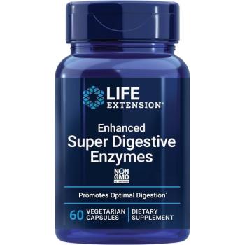 Life Extension Enhanced Super Digestive Enzymes, emésztőenzimek, 60 növényi kapszula kép