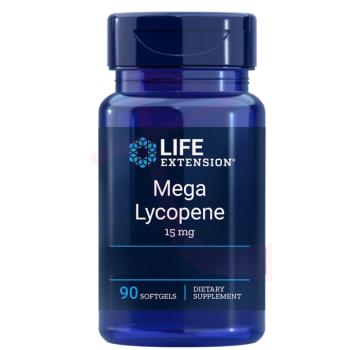 Life Extension Mega Lycopene 15 mg, likopin, 90 kapszula kép