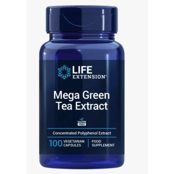 Life Extension Mega zöld tea kivonat, zöld tea kivonat, 100 kapszula, EU kép