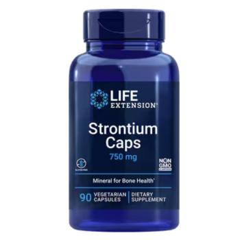 Life Extension Stroncium, Stroncium 750mg, 90 Növényi kapszula kép