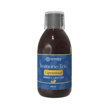 Liposzómás Immunitás Trió (C-vitamin + cink + D3) - 200 ml - Herbatica kép
