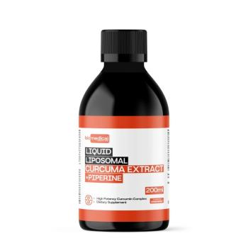 Liposzómás kurkuma kivonat + piperin 200ml kép