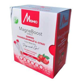 MagneBoost DIRECT szerves magnézium eper ízben 30 tasak