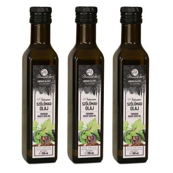 Mannavita Szőlőmagolaj 100%-os üvegben, 3 x 250ml kép