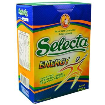 Mate tea Selecta Energy Guarana, 500g kép