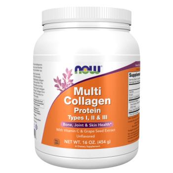 Multi Collagen Protein Types I, II & III Powder 454 g (35 adag ) kép