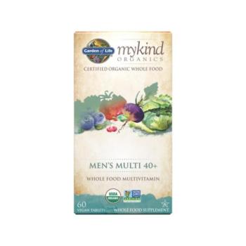 Mykind Organics Férfi Multi, multivitamin férfiaknak 40+, 60 db gyógynövény tabletta kép