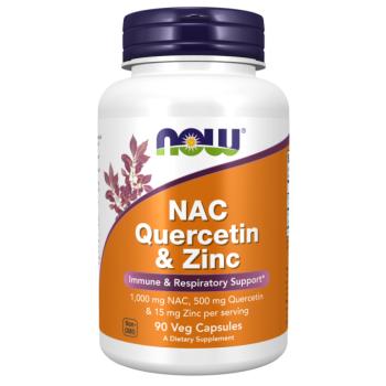 NAC Quercetin & Zinc 90 Veg Capsules - Immun- és légzéstámogatás kép