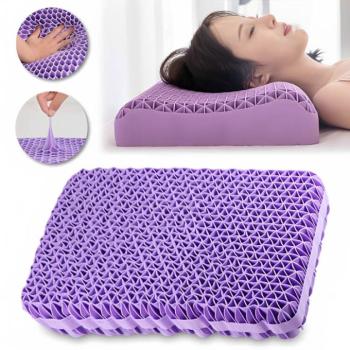 Nagy méretű, ergonomikus és légáteresztő szilikon párna a tökéletes alvásért kép